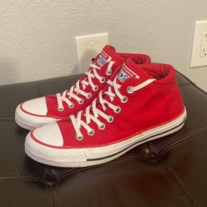 Red Chuck Taylor All Star Madison Mid-Top Sneaker